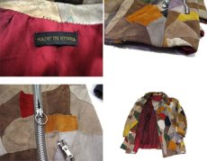 画像4: 1980's Patch Work Suede Riders Jacket　Multi Color　size (表記 不明) (4)