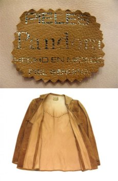 画像5: 1970's~ "PIELES Pandora" Design Leather jacket　BROWN　size M - L (表記 不明) (5)