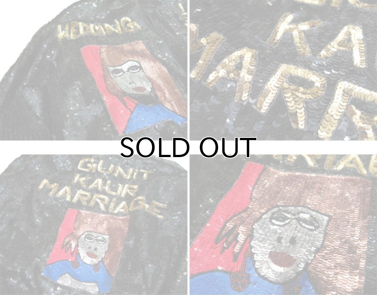 画像5: 1980's Design Spangles Zip Up Jacket Black size L ( 表記 XL ) (5)