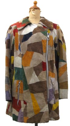 画像1: 1980's Patch Work Suede Riders Jacket　Multi Color　size (表記 不明) (1)