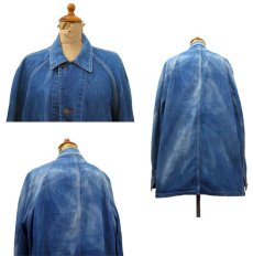 画像3: 1950's COWDEN Raglan Sleeve Denim Worker Coverall　Indigo Blue　size L (表記 不明) (3)