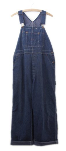 画像1: 1960's "POWER HOUSE" Worker Overall　Blue Denim　size M - L (表記 不明) (1)