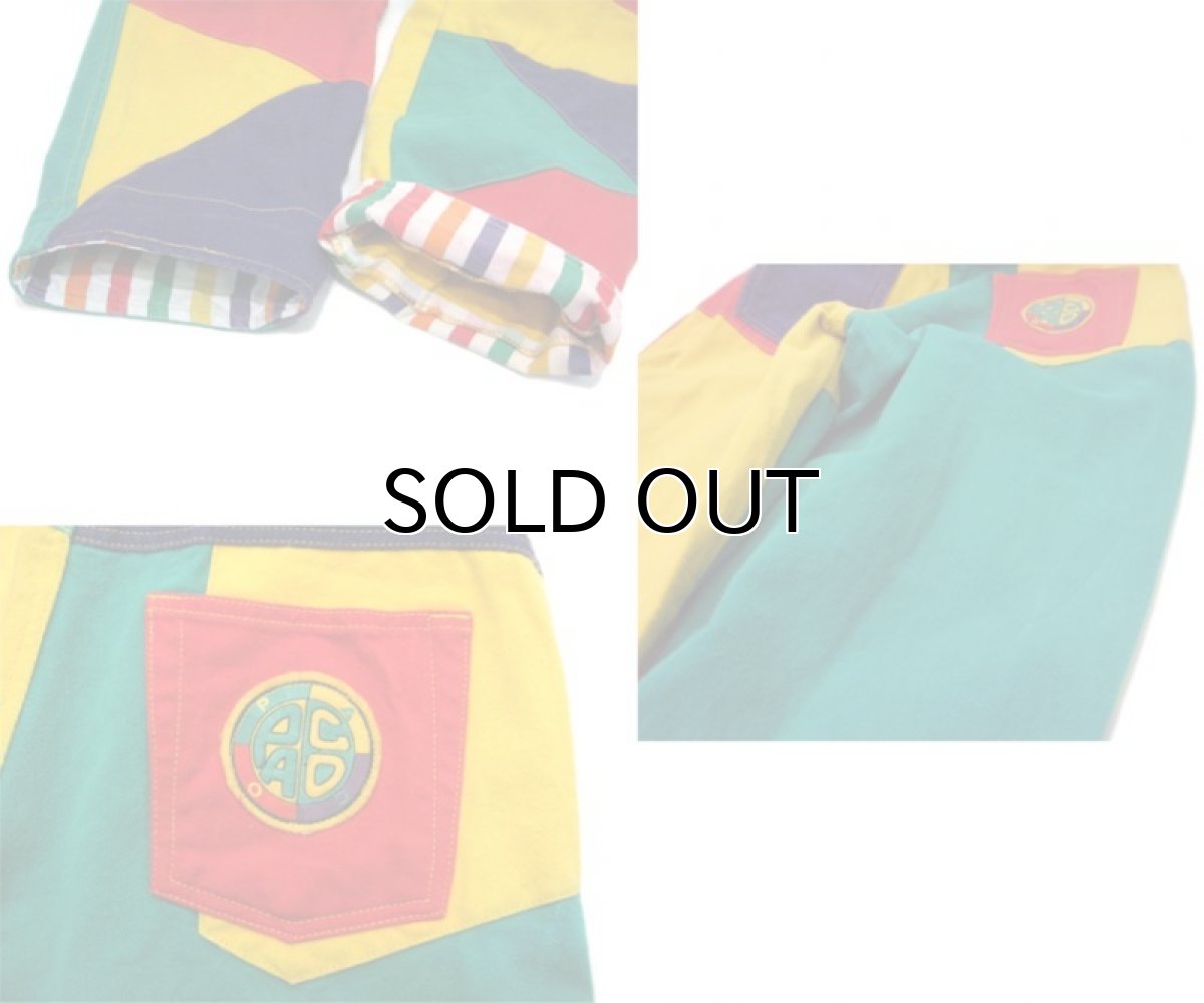 画像4: 1980's "PACO" Crazy Pattern Tapered Denim Pants　Multi Color　size w 32 inch (表記 33) (4)