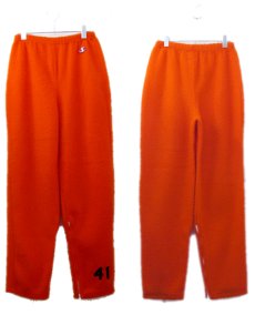 画像2: 1960's "Champion Product" Fleece Bottoms -made in USA-　Orange　size M (表記 12) (2)