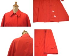 画像3: 1970's~ "London Fog" Soutien Collar Coat Dead Stock　Scarlet　size S (表記 10 Regular) (3)