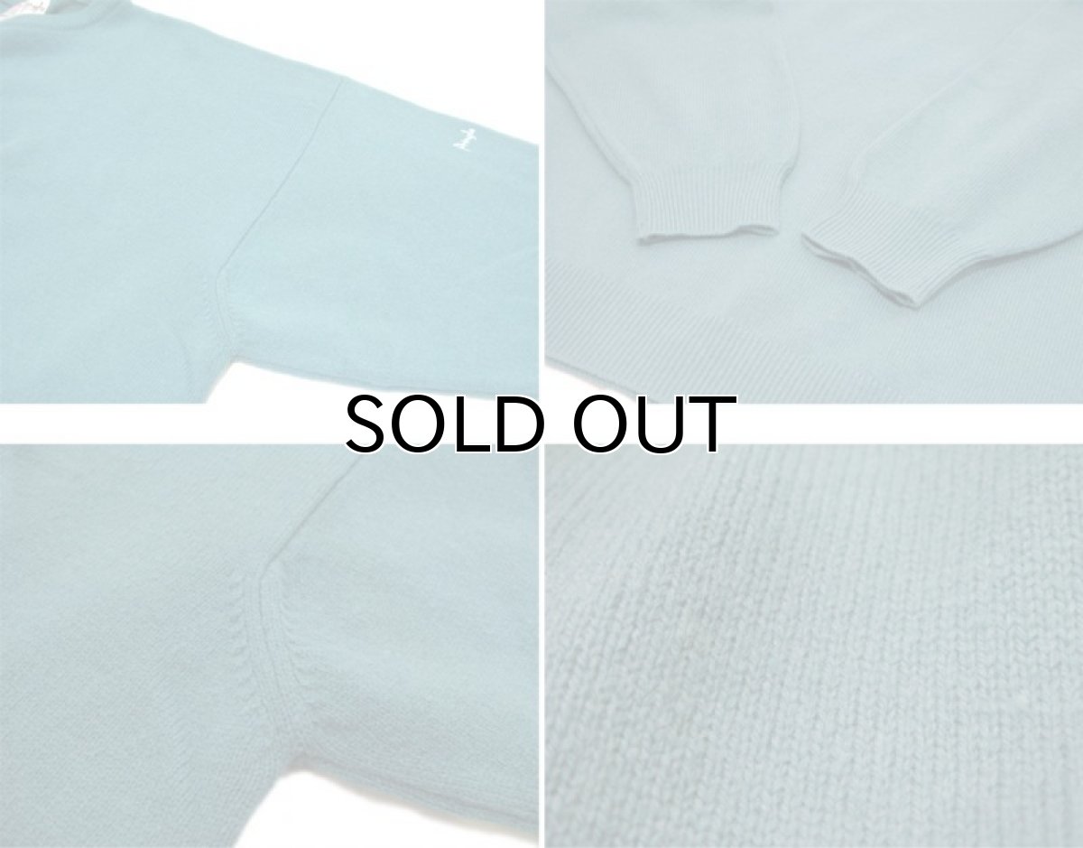 画像5: 1980's~ "Pringle" Lambswool Crew Neck Sweater -made in SCOTLAND- Emerald Green size XL (表記 不明) (5)