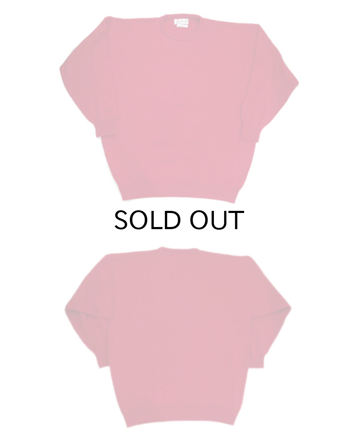 画像4: 1980's~ "Pringle" Lambswool Crew Neck Sweater -made in SCOTLAND-　RED　size XL (表記 不明) (4)