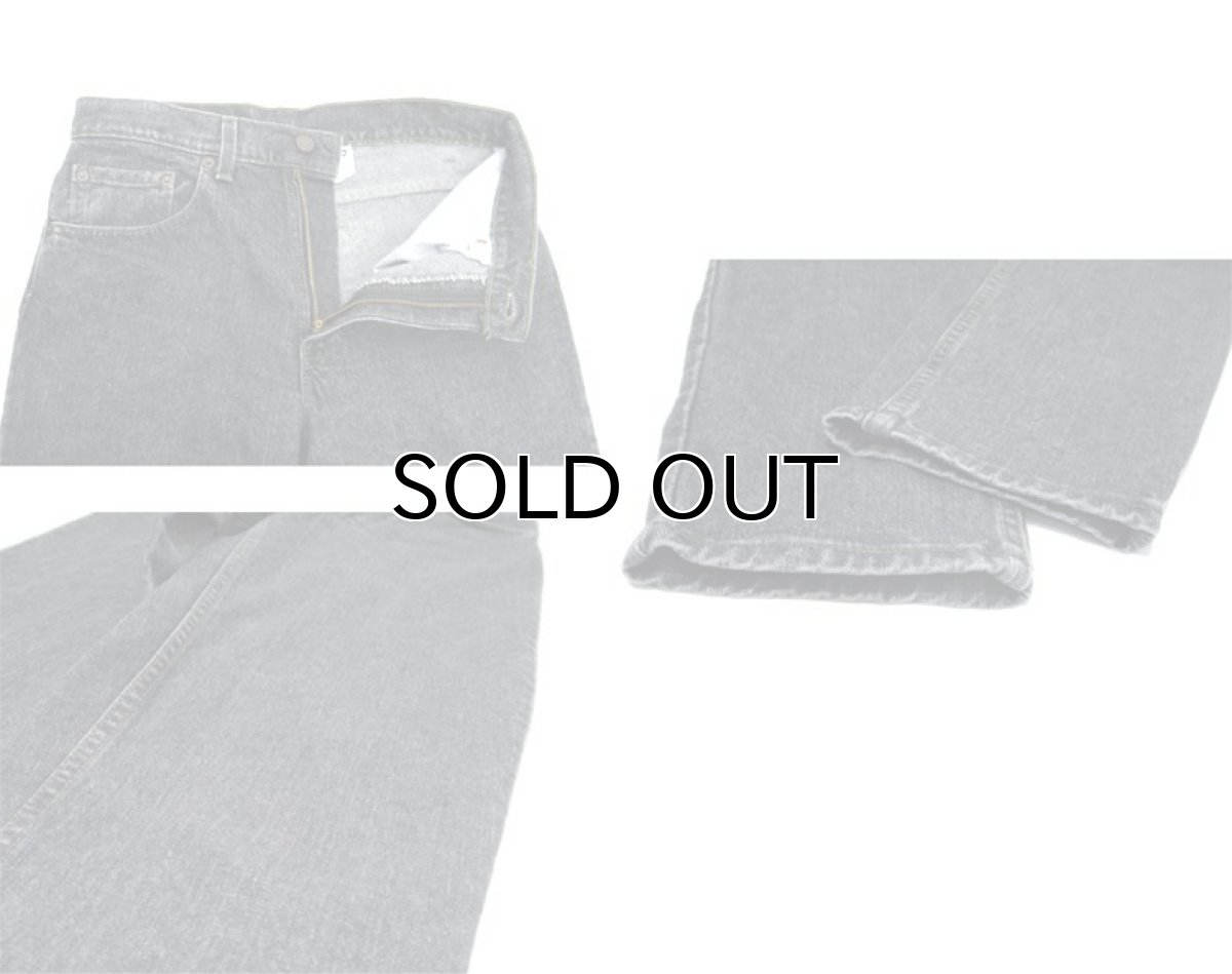 画像4: 1990's Levi's lot : 550 Denim Tapered Pants -made in USA-　Black Denim　size w 31inch (表記 w 31 x L 32) (4)