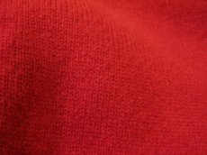 画像6: 1980's~ "Pringle" Lambswool Crew Neck Sweater -made in SCOTLAND-　RED　size XL (表記 不明) (6)