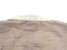 画像5: "Tommy Hilfiger" Collarless Stripe Shirts　Brown / Beige　size L (表記 M) (5)