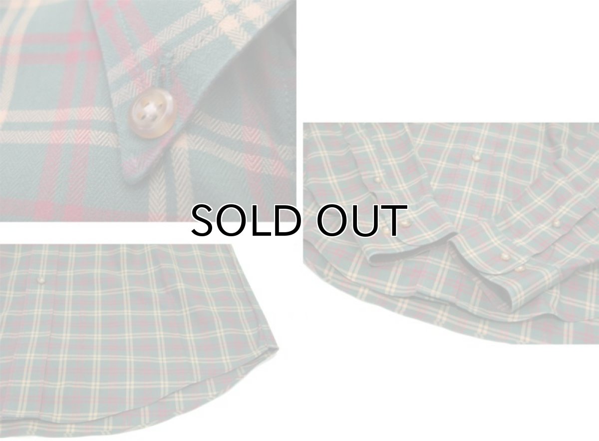 画像5: "Brooks Brothers" B/D Check Shirts GREEN size L (表記 L) (5)