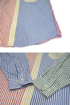 画像3: "Brooks Brothers" B/D Oxford Stripe Shirts　Multi Color　size XL (表記 L) (3)