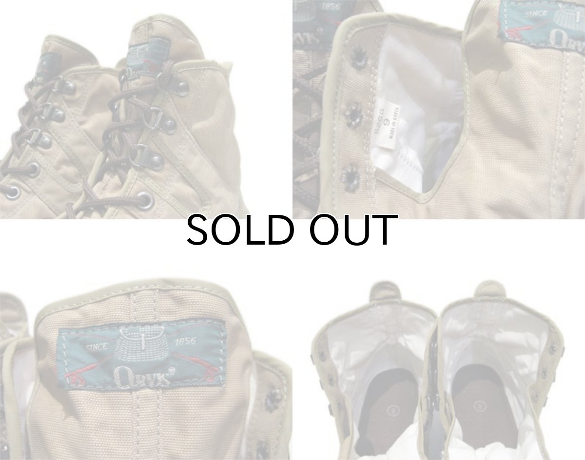 画像4: 1980's "ORVIS" Fishing Shoes -made in KOREA-　OLIVE　size 9 (27 cm) (4)