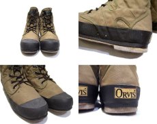 画像3: 1980's "ORVIS" Fishing Shoes -made in KOREA-　OLIVE　size 9 (27 cm) (3)