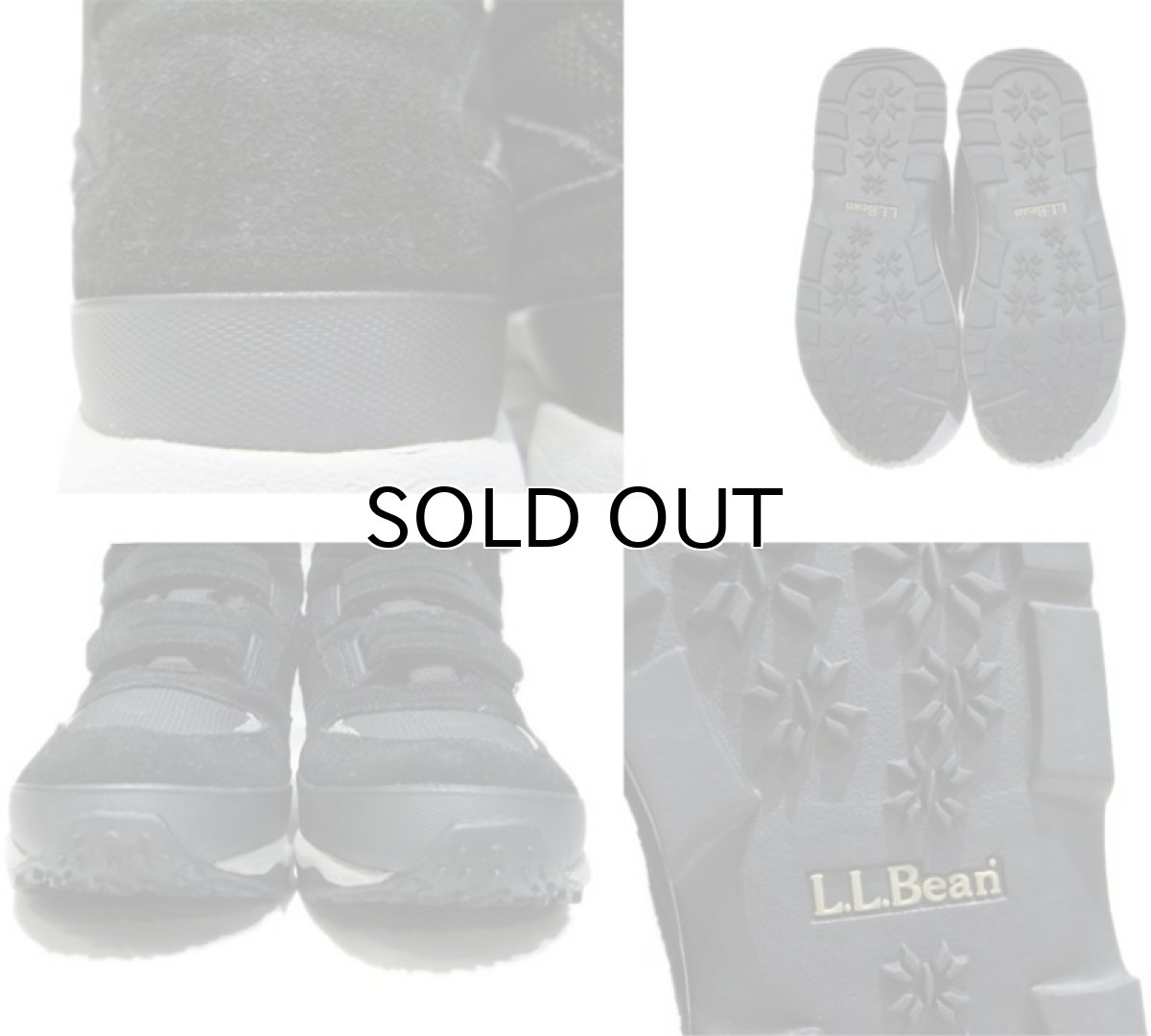 画像4: 1990's~ "L.L.Bean" Suede Velcro Sneaker BLACK size 9 (27 cm) (4)