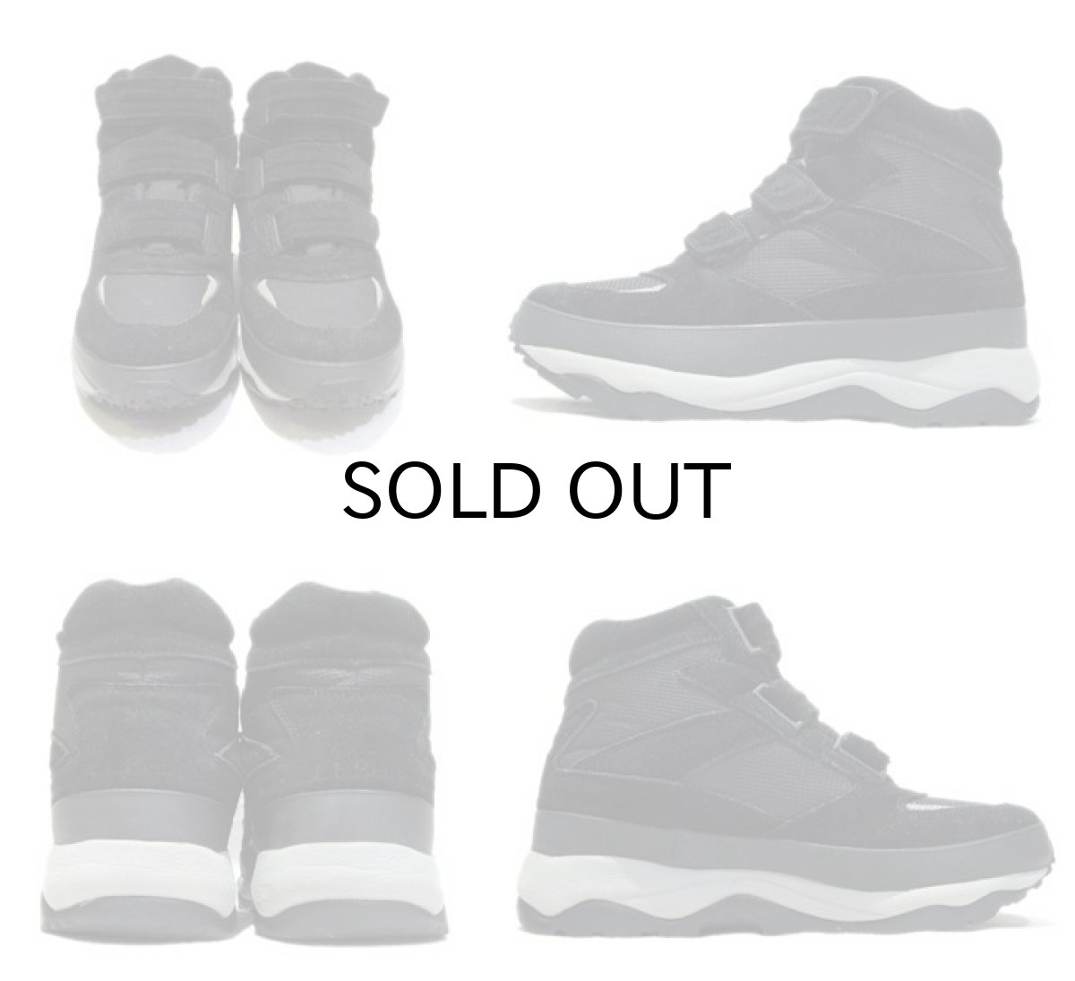 画像2: 1990's~ "L.L.Bean" Suede Velcro Sneaker BLACK size 9 (27 cm) (2)