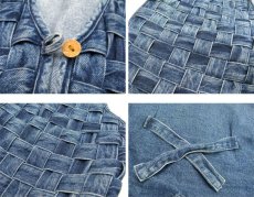 画像4: 1990's "A.J" Design Denim Vest　Blue Denim　size S - M (表記 M) (4)