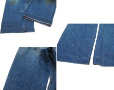 画像7: 1950's U.S. Trousers Style Worker Denim Pants　Indigo Blue　size w 36 inch (表記 不明) (7)