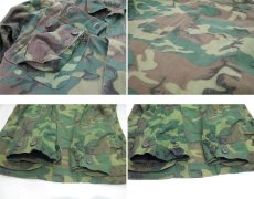 画像5: 1960's U.S.Military Jungle Fatigue Rip-Stop Jacket　Leaf Pattern Camouflage　size X-SMALL / SHORT (5)