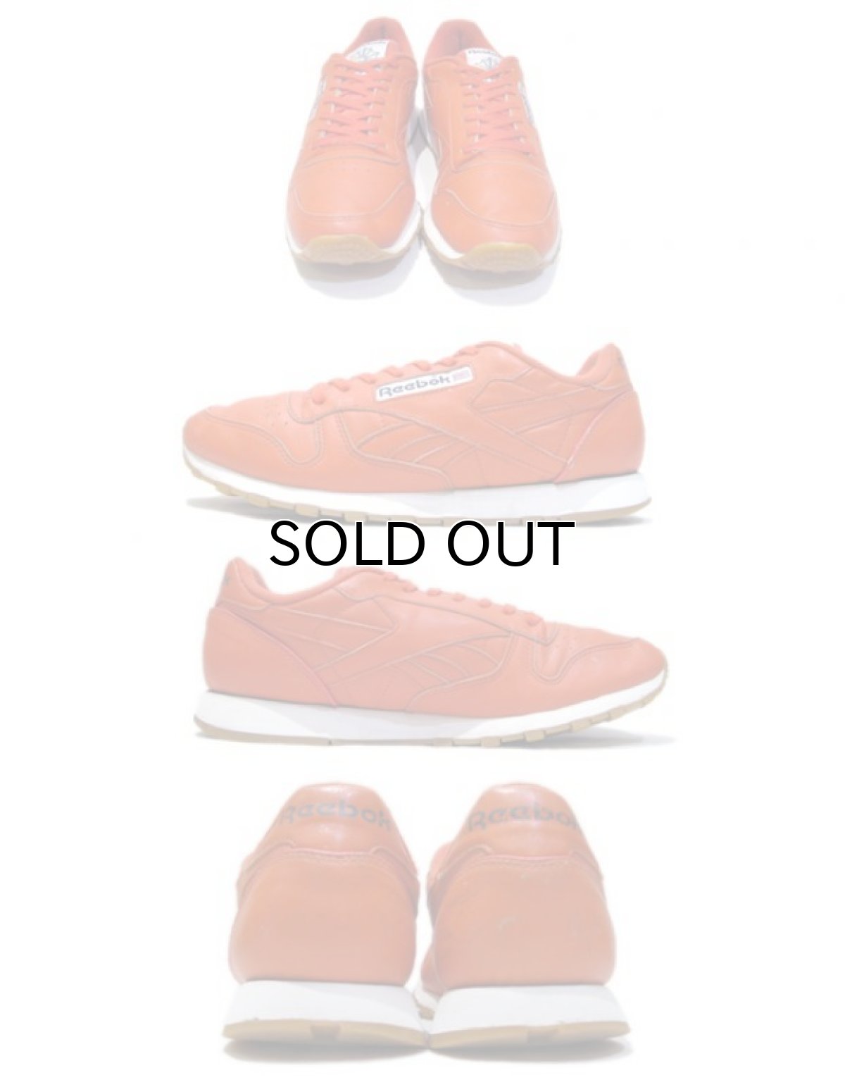 画像2: "Reebok" Leather Sneaker ORANGE size 8.5 (26.5 cm) (2)