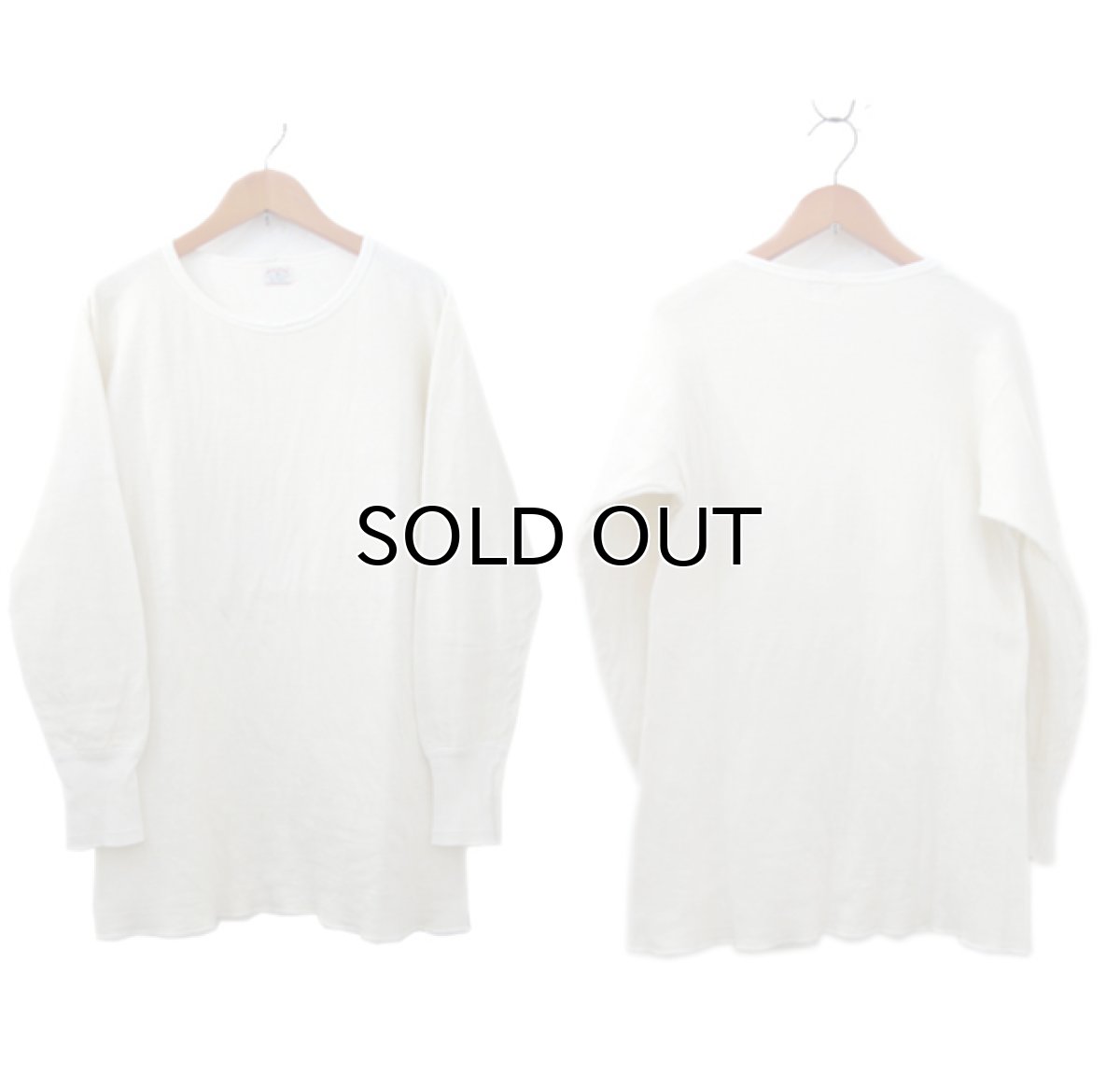 画像2: 1950's "Duofold" Two Rayer Thermal Shirts　NATURAL　size M - L (表記 40) (2)