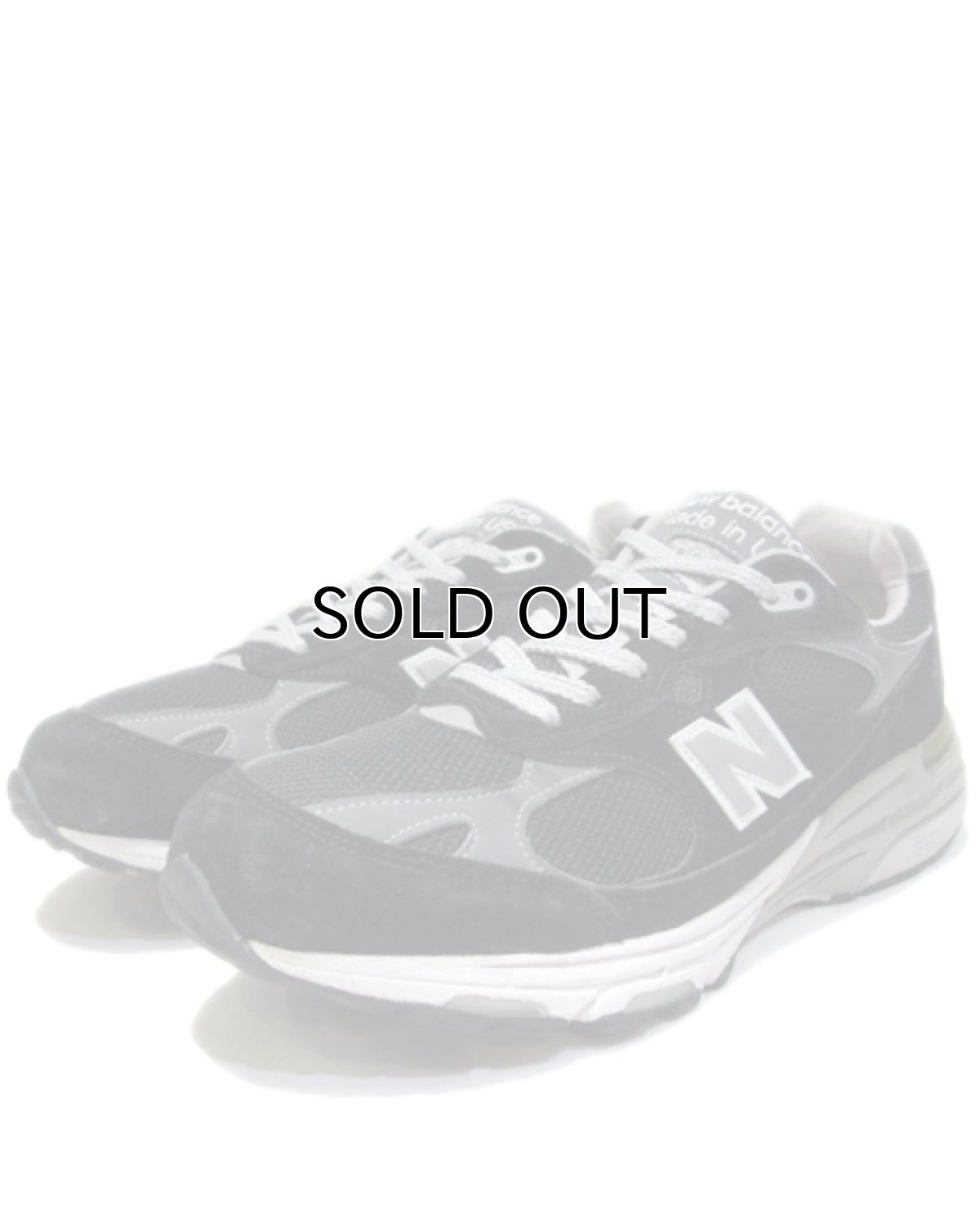 画像1: New Balance 993 Running Shoes　BLACK　size 8 1/2 D (26.5 cm) (1)
