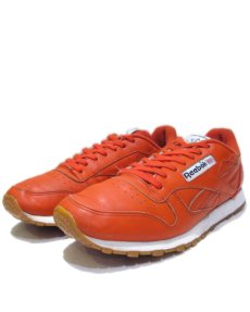 画像1: "Reebok" Leather Sneaker　ORANGE　size 8.5 (26.5 cm) (1)