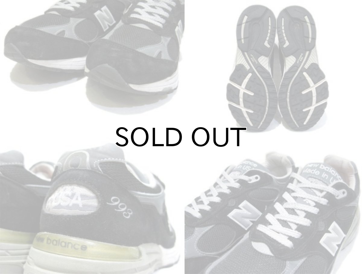 画像3: New Balance 993 Running Shoes BLACK size 8 1/2 D (26.5 cm) (3)