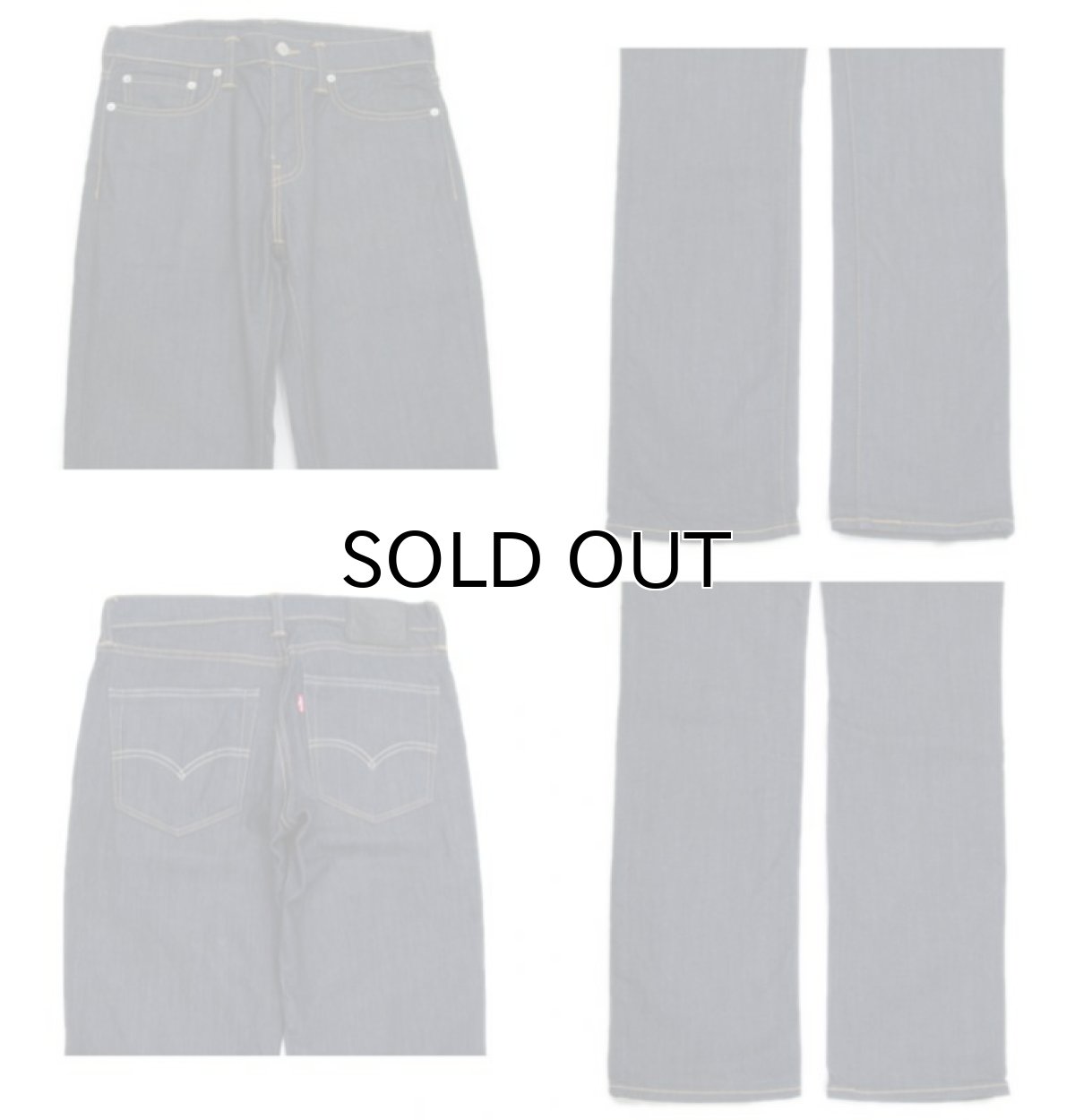 画像3: Levi's 511 Denim Skinny Pants Dead Stock one-washed　Blue Denim　size w 32 inch (表記 w31 L32) (3)