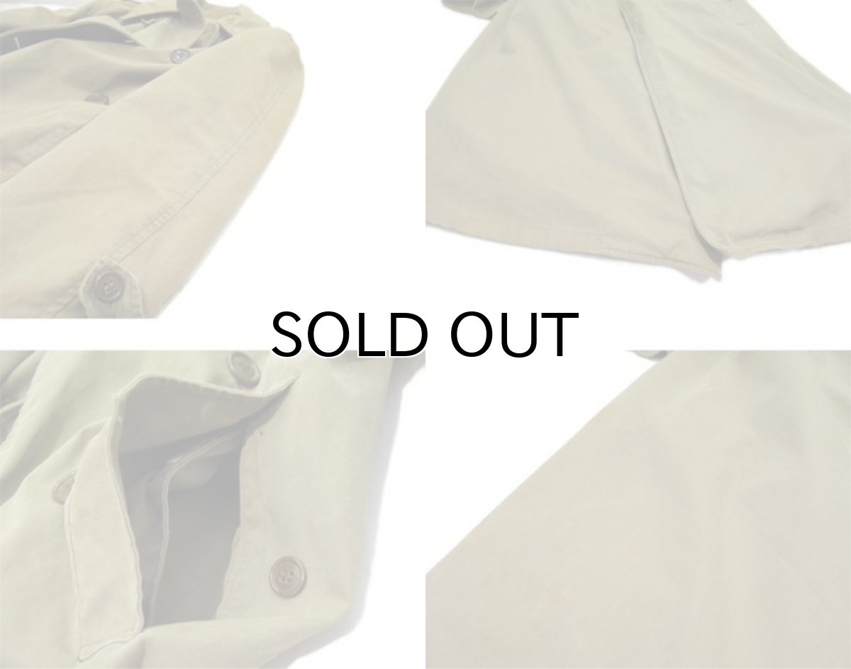 画像6: 1950's U.S.Military Double Breast Over Coat with Hood Olive size S (表記 12R) (6)