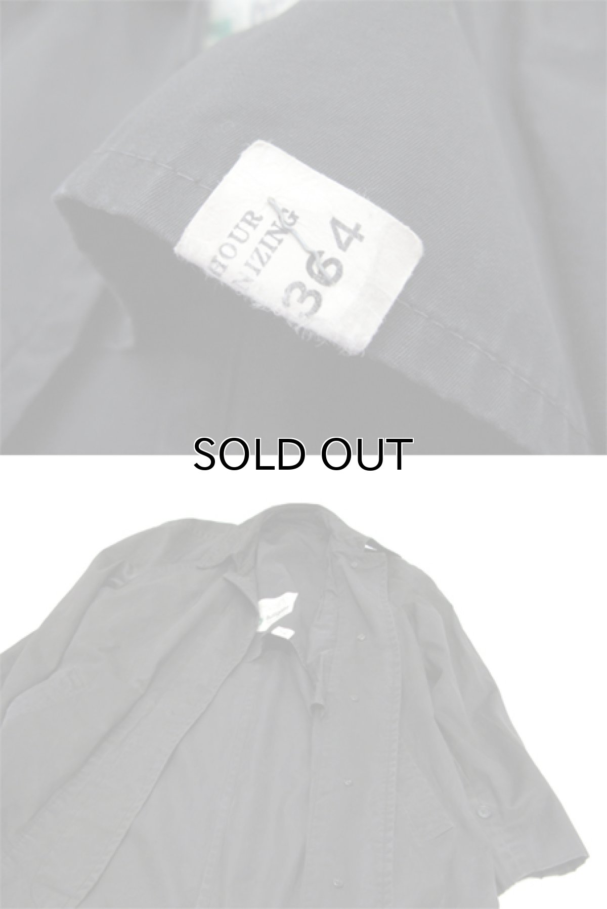 画像5: 1970's "hillgate" Soutien Collar Long Coat BLACK size S (表記 10) (5)