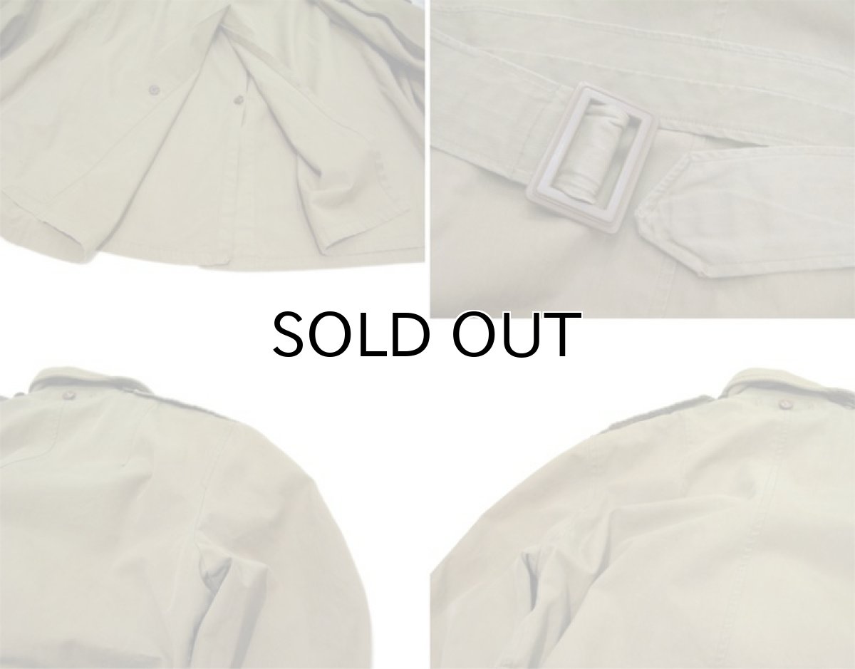 画像7: 1950's U.S.Military Double Breast Over Coat with Hood Olive size S (表記 12R) (7)