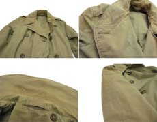 画像5: 1950's U.S.Military Double Breast Over Coat with Hood　Olive　size S (表記 12R) (5)