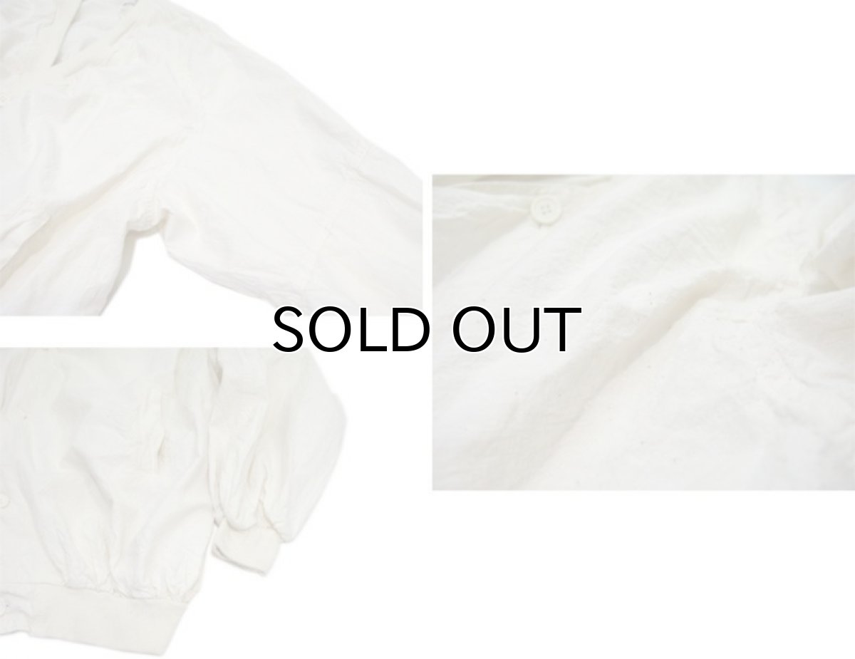 画像4: "Boomerang" Nep Cotton Cardigan Dead Stock one-washed　NATURAL　size XL~ (表記 L) (4)