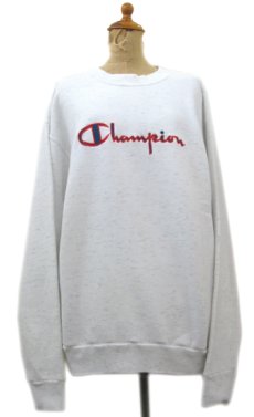 画像1: 1990's Champion Logo Sweat Shirts -made in USA-　WHITE　size M - L (表記 XL) (1)