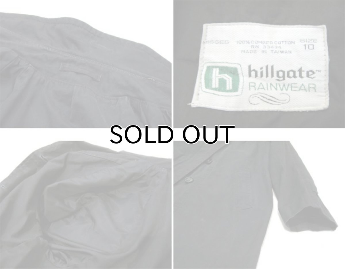 画像4: 1970's "hillgate" Soutien Collar Long Coat BLACK size S (表記 10) (4)