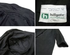 画像4: 1970's "hillgate" Soutien Collar Long Coat　BLACK　size S (表記 10) (4)