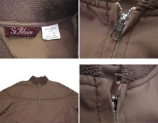 画像4: 1980's "St Hilaire" Derby Jacket　Moca Brown　size M - L (表記 L) (4)