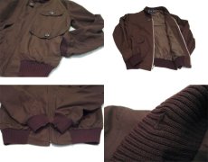 画像5: 1980's "KP" Shawl Collar Zip Up Jacket　BROWN　size S (表記 S) (5)