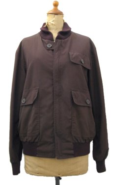 画像1: 1980's "KP" Shawl Collar Zip Up Jacket　BROWN　size S (表記 S) (1)