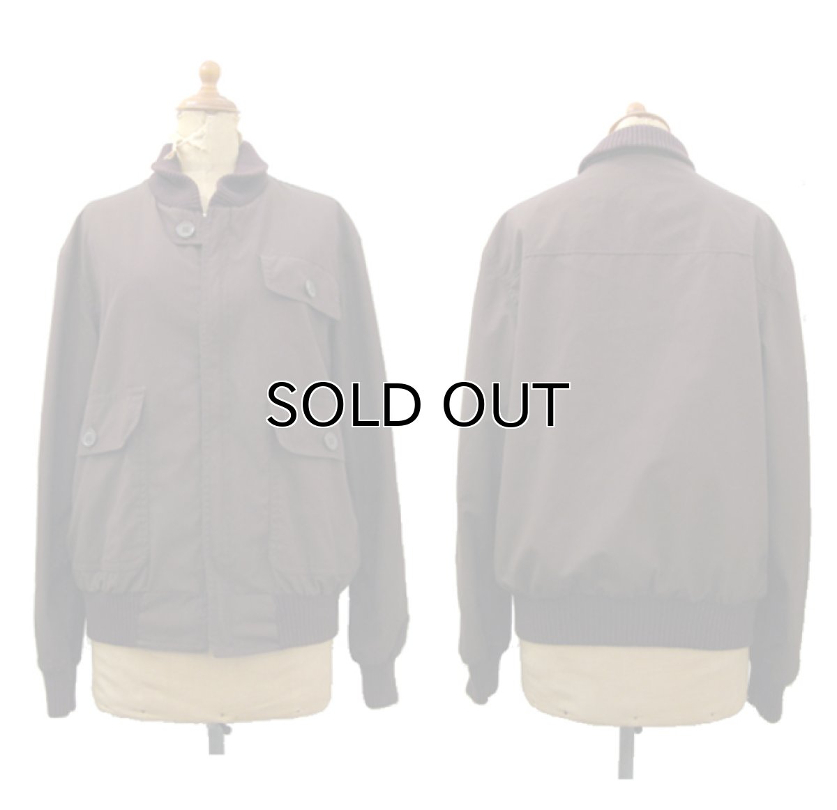 画像2: 1980's "KP" Shawl Collar Zip Up Jacket BROWN size S (表記 S) (2)