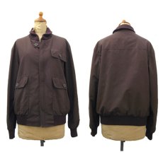 画像2: 1980's "KP" Shawl Collar Zip Up Jacket　BROWN　size S (表記 S) (2)