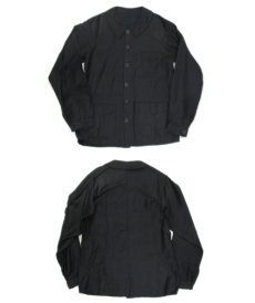 画像3: ~1940's French "Le Travailleur" Black Moleskin Worker Jacket Dead Stock one-washed　BLACK　size S (表記 不明) (3)