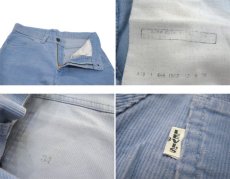 画像3: 1970's Levi's Corduroy Straight Pants "big E"　Sax Blue　size w 29 inch (表記 不明) (3)