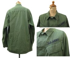 画像2: 1960's U.S.ARMY Jungle Fatigue Rip-Stop Jacket　OLIVE　size SMALL / SHORT (2)