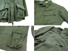 画像5: 1960's U.S.ARMY Jungle Fatigue Rip-Stop Jacket　OLIVE　size SMALL / SHORT (5)