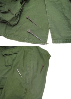 画像7: 1960's U.S.ARMY Jungle Fatigue Rip-Stop Jacket　OLIVE　size SMALL / SHORT (7)