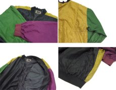 画像3: 1990's~ "ATTACHE" Zip Up Silk Jacket　Multi Color　size XL~ (表記 2XL) (3)