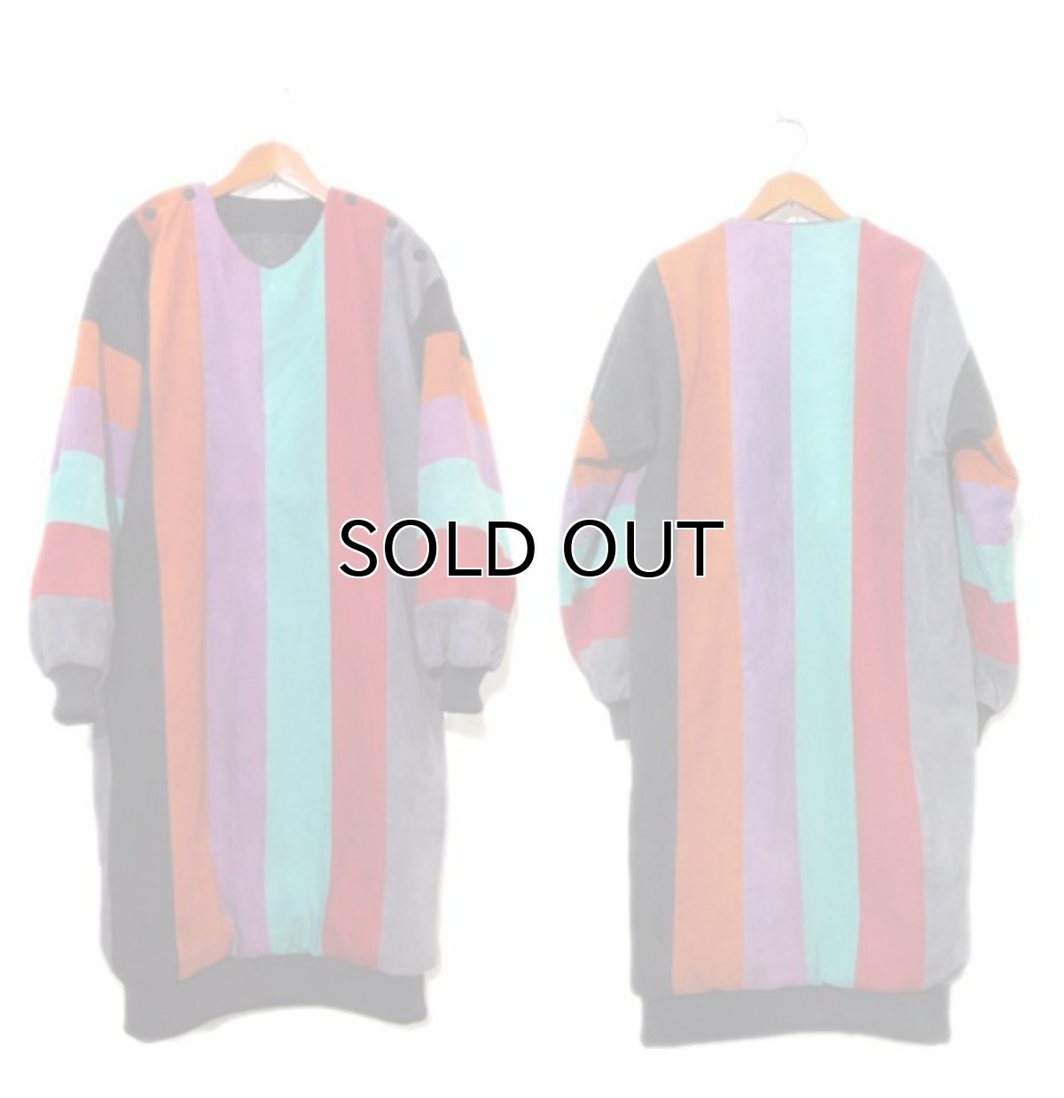 画像2: 1980's~ Unknown U.S.A Nubuck Design Pullover　Multi Color　size S (表記 不明) (2)