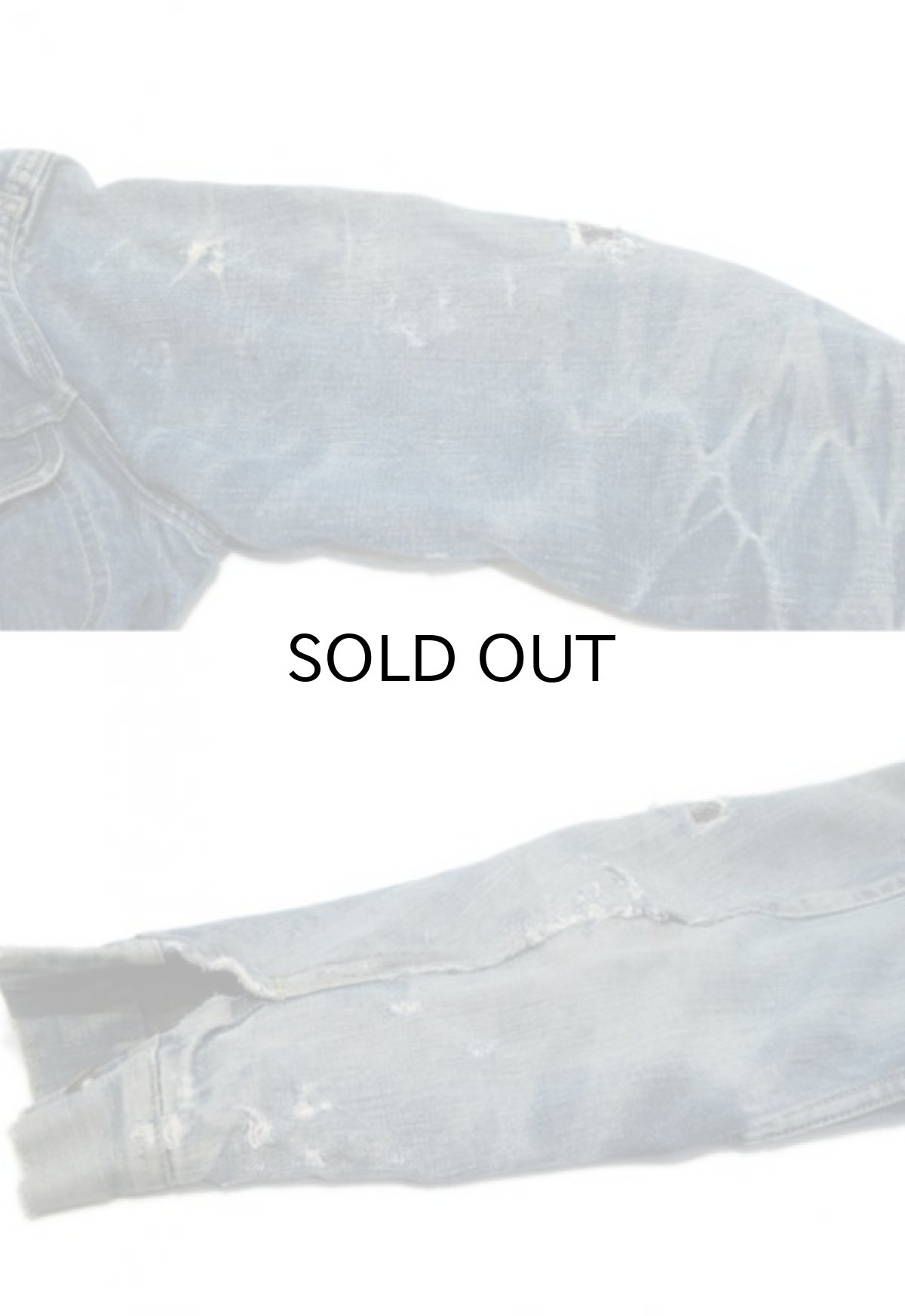 画像6: 1960-70's Lee Lot : 101LJ  "Storm Rider" Blanket Denim Jacket Indigo Denim size M (表記 38R) (6)